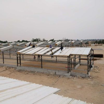 Op maat gemaakte prefab pluimveehuis met isolatiepanelen
