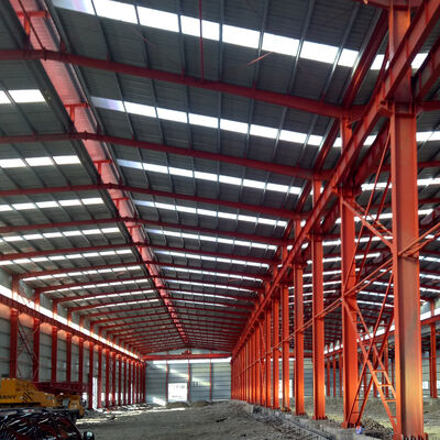 Flensdikte 5-16 mm Steel Fabrication Warehouse Featuring Drawing PKPM Geschikt voor zware staalconstructies en -projecten