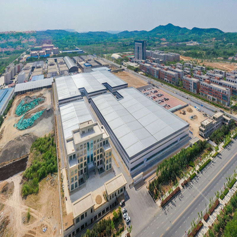 Steel Column Warehouse Prefabricated Buildings Hi-Q Customized Kleur