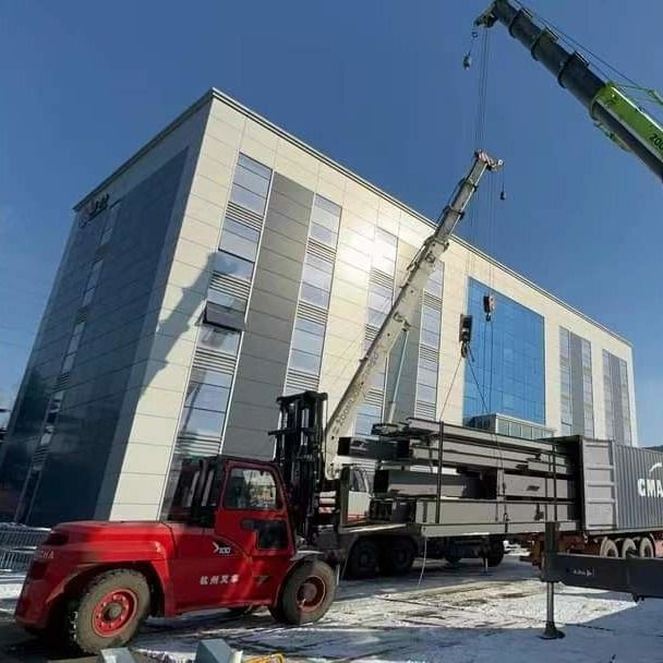 Meerdere verdiepingen met geprefabriceerde staalconstructie