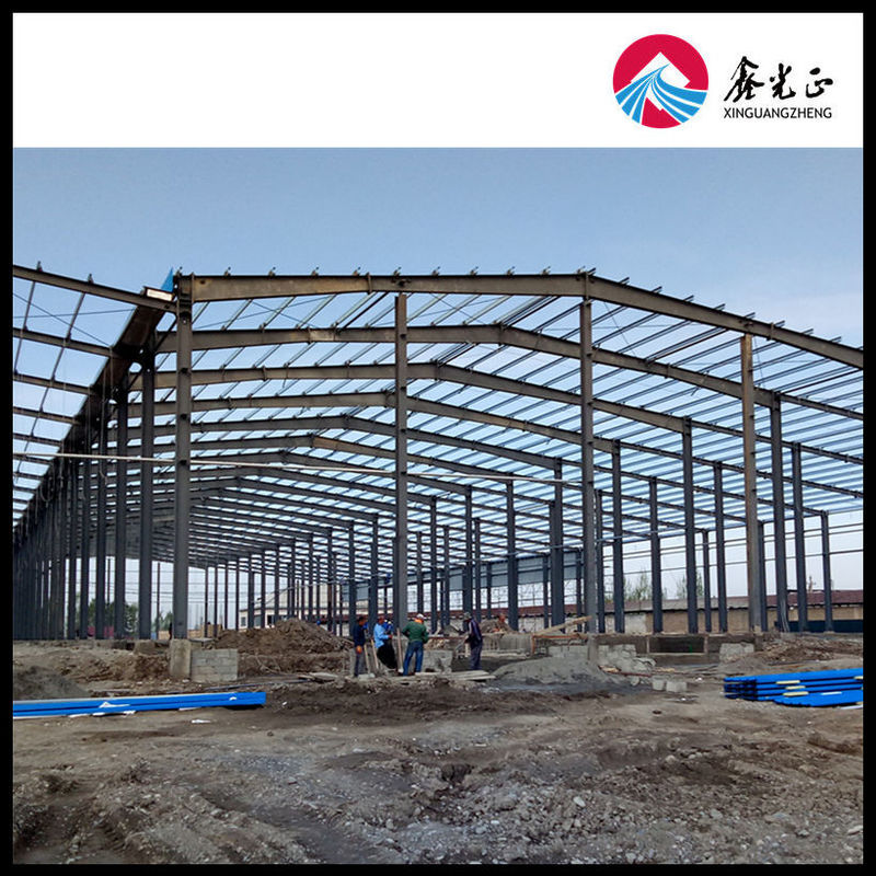 Verpakking en aardbeving tegen 7-9 Grade prefab metalen magazijn met Sandwich Panel staalplaat