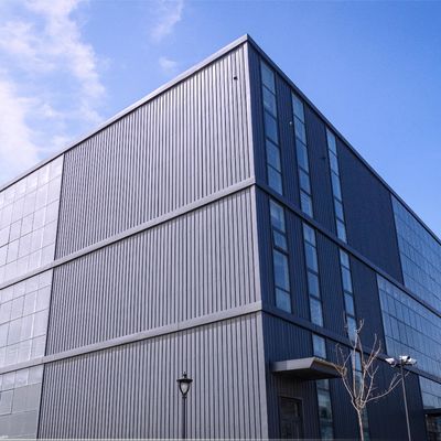 Q355 Lichte staalconstructie magazijn geprefabriceerd gelast gebouw
