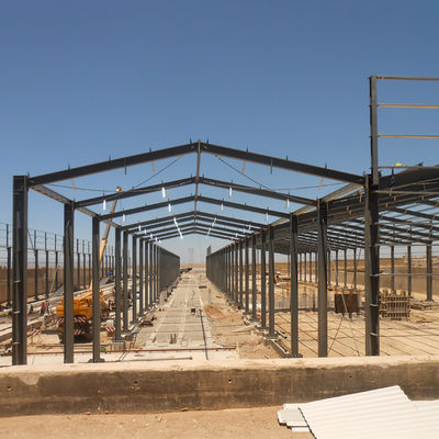 Hi-Q Solid Prefabricated Steel Frame Workshop Roestvrij staal