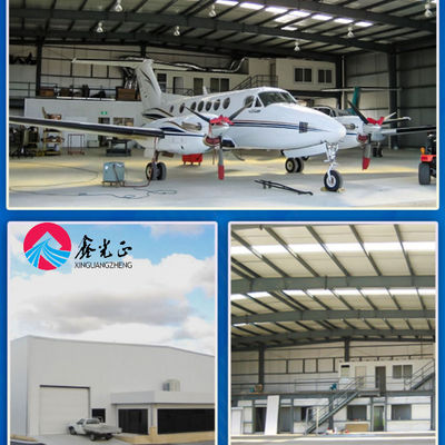 Windbestendige stalen hangar met Q355B boutconstructie