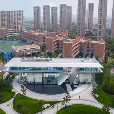 SGS Steel Frame Office Buildings Q235B Sea View Metal Frame Buildings
