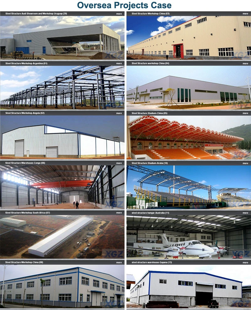 Moderne staalconstructies Gebouwen van gegalvaniseerd industrieel staal 5
