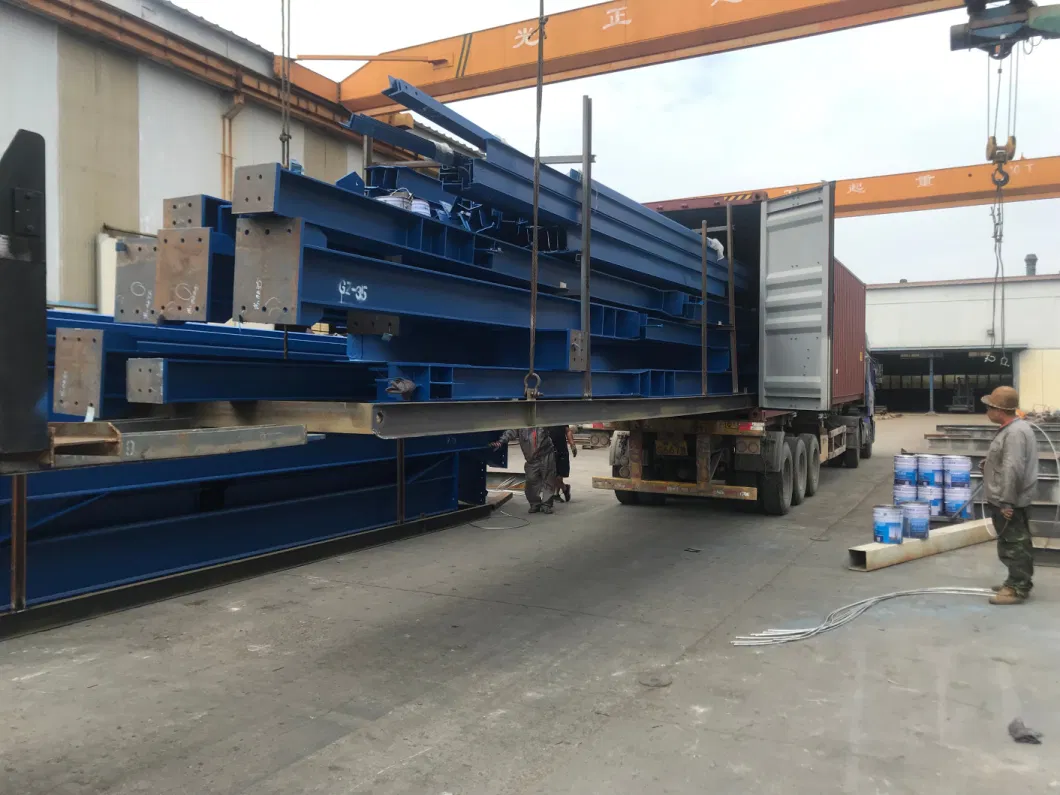 ISO Staalstructuur Warehouse Industrieel staalframe Warehouse Koelopslag 8