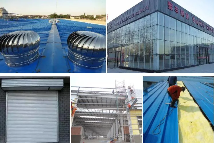 Q235 Staalconstructie Gebouw Roestvrije verf Voorgefabriceerd metalen frame 1