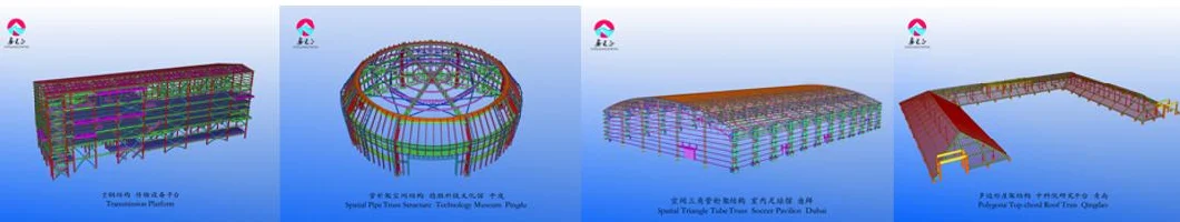 Purlin Prefab Warehouse Gebouw Staalconstructie Geverfde oppervlaktebehandeling 1