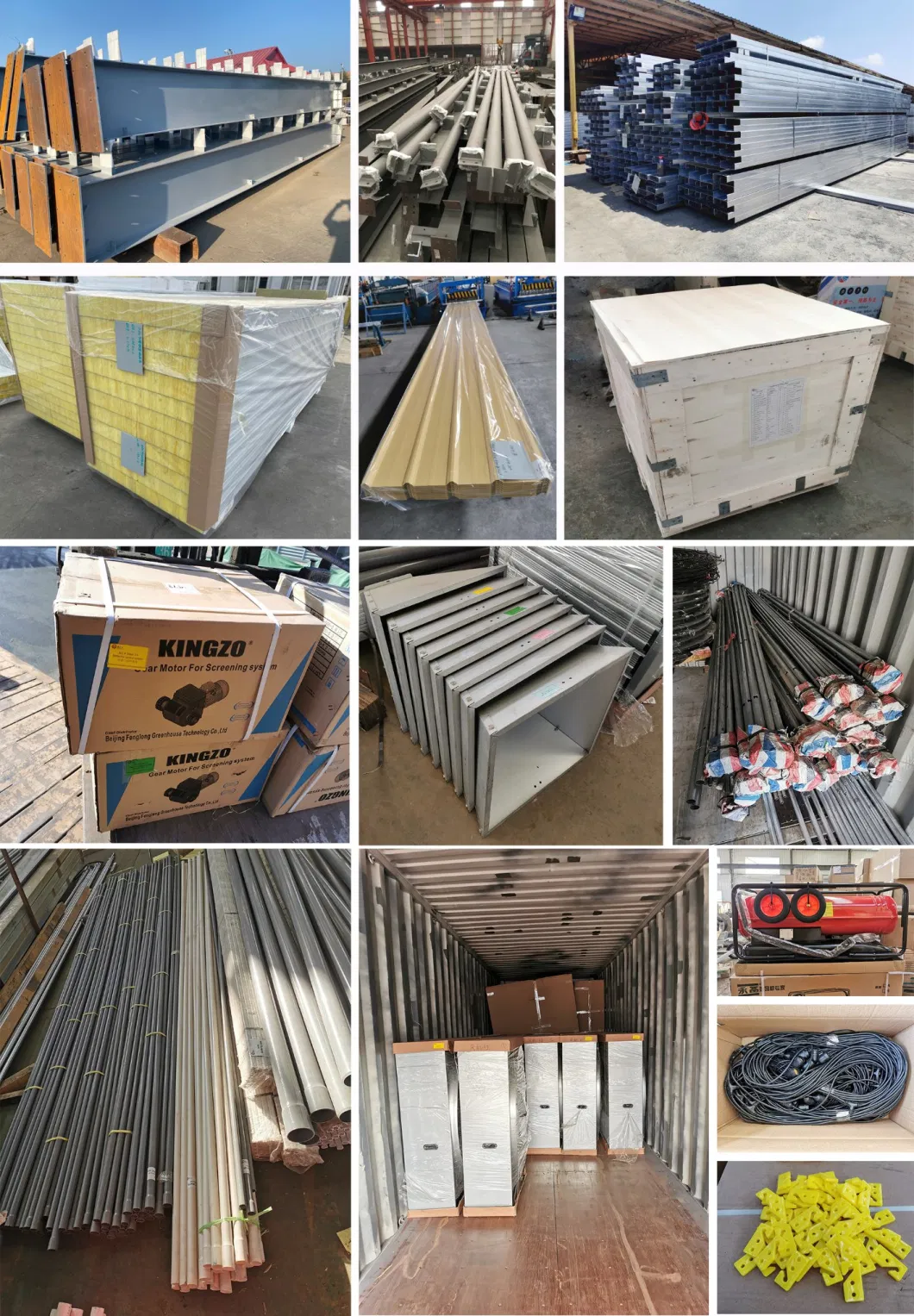 ISO Veehouderijhuis Prefabrieke staalconstructie Vleeghuis 3