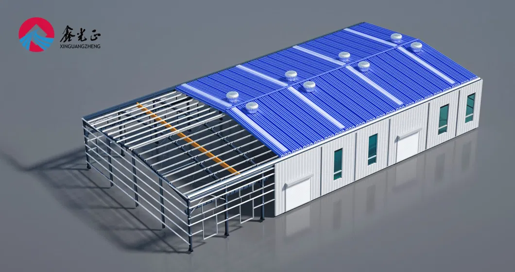 100% gerecycled staal gebouw met flexibele lay-out 0