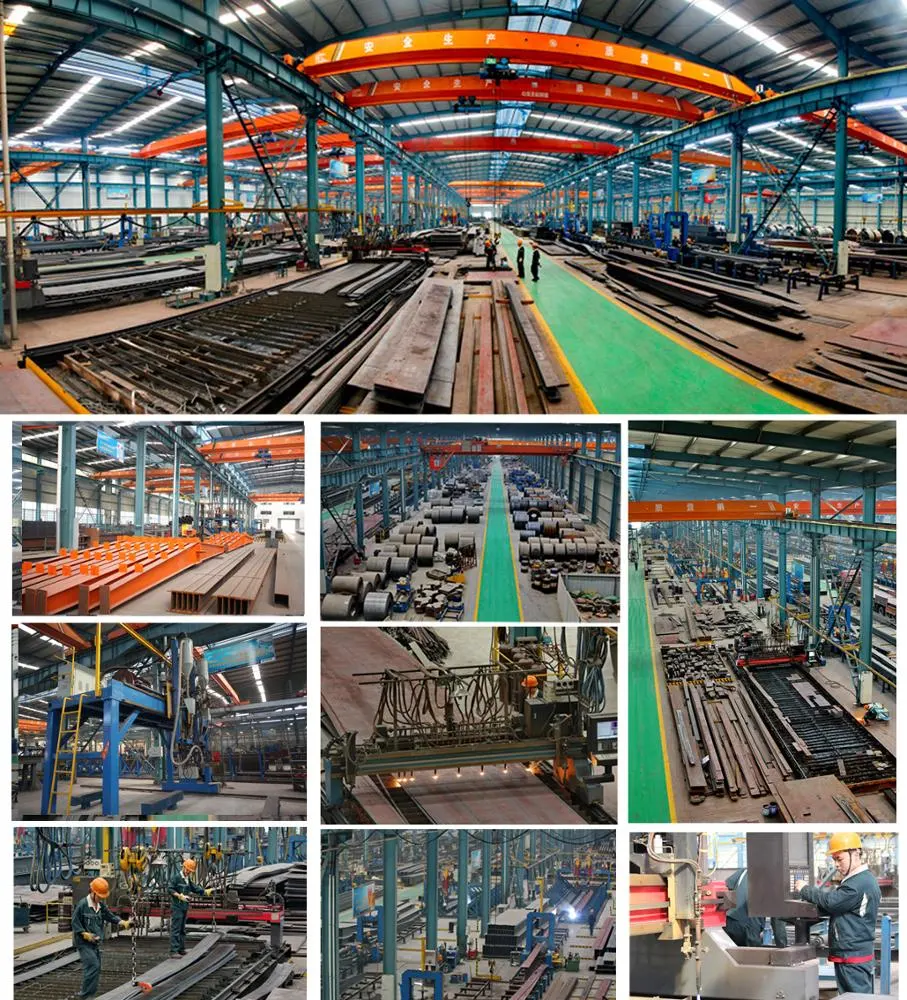 Verf van staalconstructies Gebouw OEM Prefab staalconstructies Warehouse 9