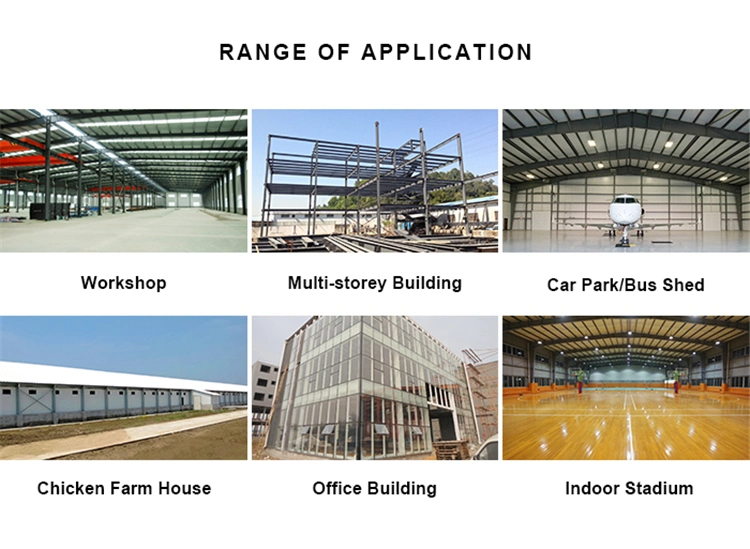 Gepersonaliseerde staalconstructies Warehouse Industrieel geprefabriceerd metalen gebouw 1