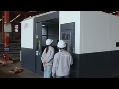 Grote staalopslagplaats met sandwichpaneel en aluminium ramen